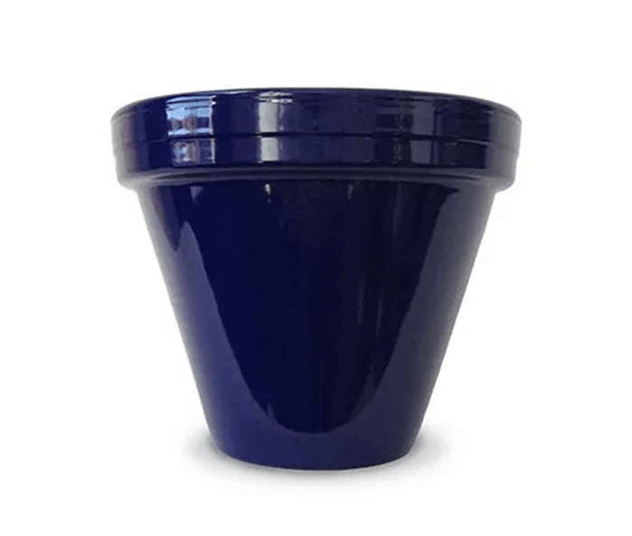 MACETA DE CERAMICA DE 4.5" COBALT