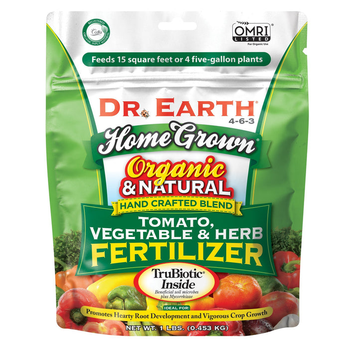 Fertilizante para vegetales y planta de cultivo Home Grown, 0.45kg 4-6-3, Tomato, Vegetable & Herb