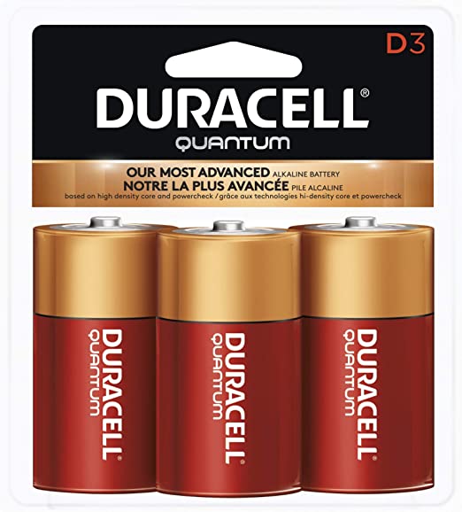 DURACELL - Pilas D alcalinas, baterías D de larga duración 1.5V, paquete  con 2 pilas : : Electrónicos